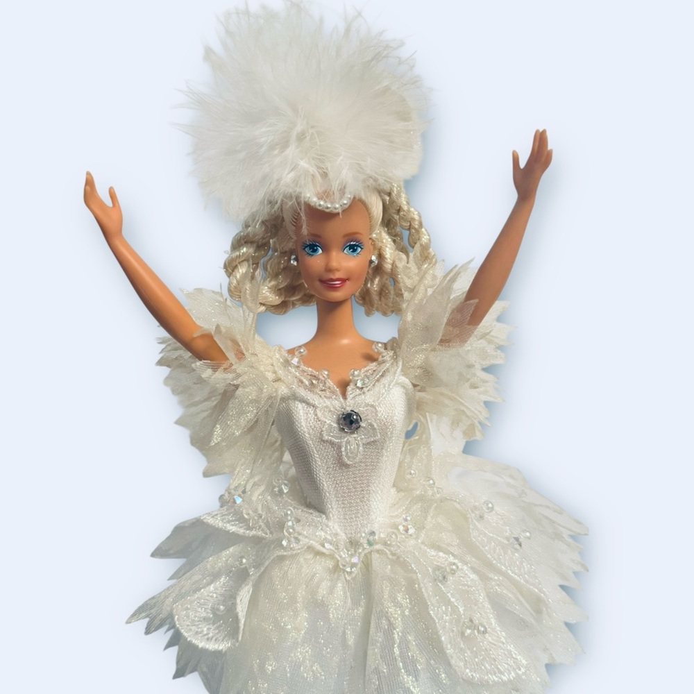 Vintage Barbie SWAN LAKE Music Box  #1648 MUSICAL BALLERINA DOLL 1991 w/ Box EC! - Picture 9 of 16